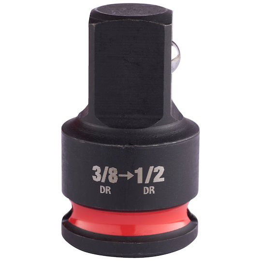 Milwaukee Adapter with Socket 1/4'' / 3/8'' and Output 1/2''
