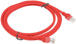 Lanberg PCU6-10CC-0500-R U/UTP Cat.6 Καλώδιο Ethernet 5m Κόκκινο