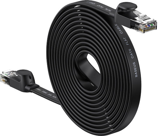 Baseus Flat Καλώδιο Δικτύου Ethernet 15m Μαύρο