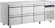 Inomak Английски превод: Stainless Steel Refrigerator Counter 270лт with 3 Doors, 6 Drawers and Cooling Machine 0/+10°C L179xW70xH88см
