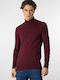 TIFFOSI Herren-Rollkragenpullover Bordeaux