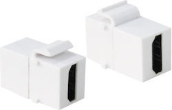 LogiLink Keystone Inline Kupplung A/F zu HDMI-A/F 1 Stück