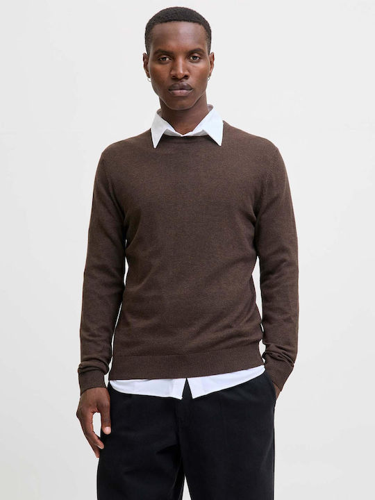 Jack & Jones Πουλόβερ Μακρυμάνικο Καφέ