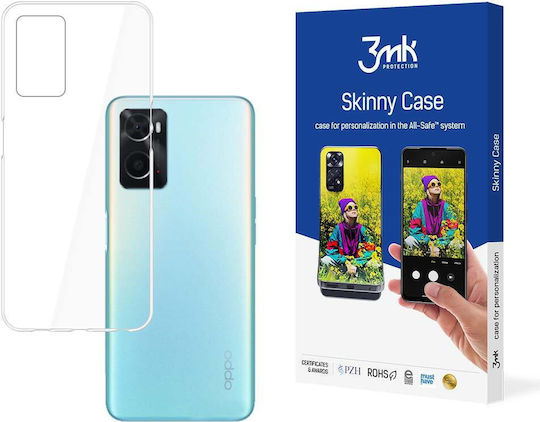 3MK Skinny Back Cover Silicon 0.5mm Transparent (Oppo A76/Oppo A36)