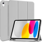 Tech-Protect SC Pen Flip Cover Δερματίνης / Πλαστικό Γκρι (iPad 2022 10.9'')