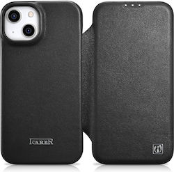 iCarer Premium Leather Folio Book Leather Black...