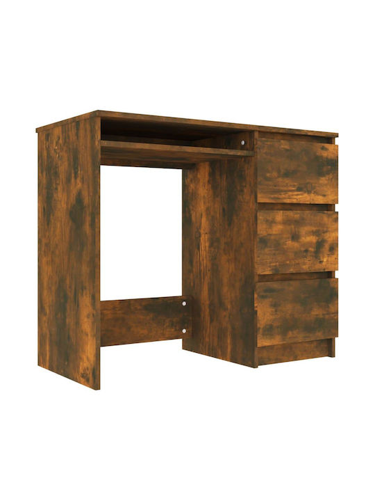 Desk Wooden Smoky Oak 90x45x76cm