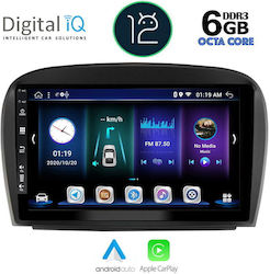 Digital IQ Car-Audiosystem für Mercedes-Benz Online-Handel SL R230 2006-2012 (Bluetooth/USB/AUX/WiFi/GPS/Apple-Carplay) mit Touchscreen 9"