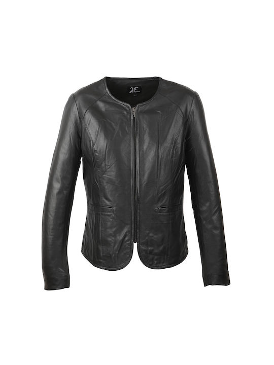 Leather jacket ESTET GEMINI Black