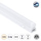 GloboStar Φωτιστικό Πάγκου Κουζίνας Tubo LED 5.5W Naturweiß mit Schalter M30xB2.2xH3.5cm.