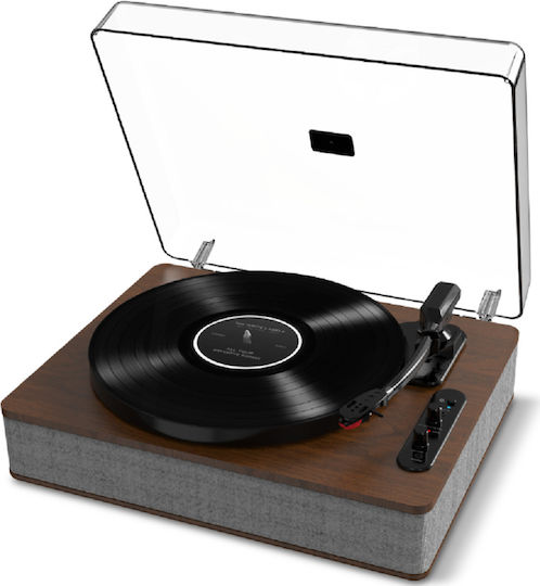 ION Audio Luxe LUXELPESPXUS Plattenspieler mit Vorverstärker und Eingebaute Lautsprecher Espresso