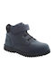 Timon Kids Boots with Velcro Navy Blue