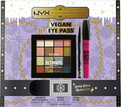 Nyx Professional Makeup Vegan Eye Pass Make-up-Set für die Augen 3Stück