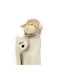 Noxxiez Blanket Velvet Lamb Beige 100x130cm