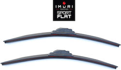 Imuri Sport Flat Front Set Car Wiper Blades 750mm/600mm Imuri Sport Flat Front Set Car Wiper Blades 750mm/600mm