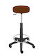 Office Stool Brown 33x33x67cm