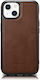 iCarer Leather Oil Wax Back Cover Δερμάτινο Καφ...