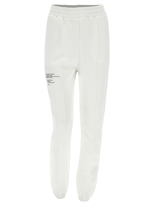 Pantaloni de Trening cu elastic Alb