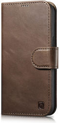 iCarer Oil Wax Anti-RFID Wallet Δερμάτινο Καφέ ...