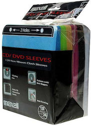 Maxell CD/DVD Sleeve with 2 Trays 120pcs