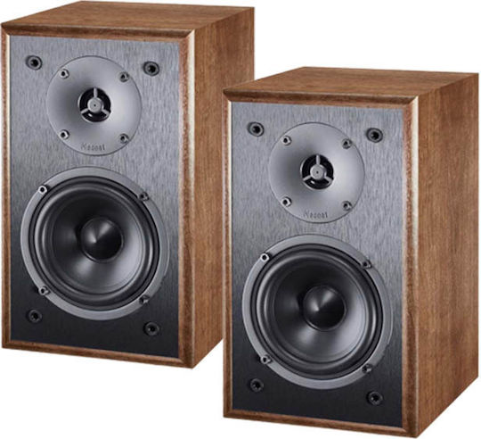 Magnat Monitor S10B Ζεύγος Ηχείων Hi-Fi Βιβλιοθήκης 60W 2 Δρόμων Π14.9xΒ19xΥ25εκ. Καρυδιά