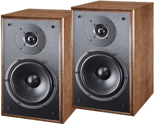 Magnat Monitor S30 Ζεύγος Ηχείων Hi-Fi Βιβλιοθήκης 100W 2 Δρόμων Π21.5xΒ27xΥ35.4εκ. Καρυδιά / Καφέ