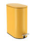 Aria Trade AT00010212 Metallic Toilet Bin 5lt Yellow