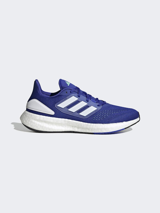 Adidas Pureboost 22 Ανδρικά Αθλητικά Παπούτσια Running Lucid Blue / Cloud White / Pulse Mint