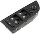 NTY Fensterheberschalter Auto für BMW E90 / E91 / Serie 3 18pin Schwarz