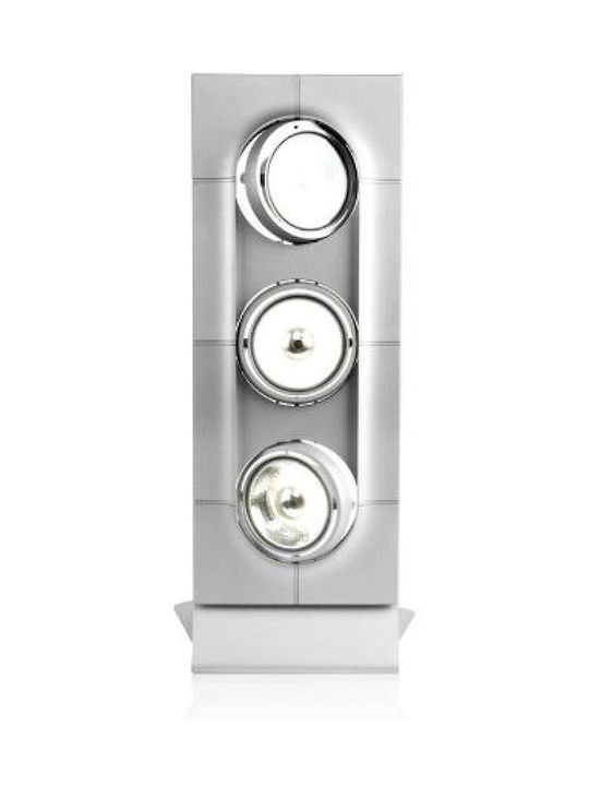 Megaman Rechteckig Metallisch Einbau Spot Silber 1Stück