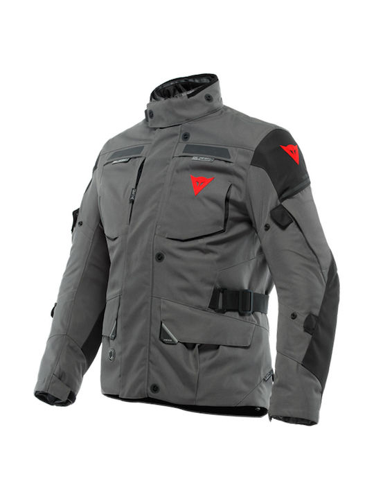 Dainese Splugen 3L D-Dry Iarna Bărbați Jachetă de motocicletă Impermeabil Iron-Gate / Black