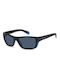 Polaroid Sonnenbrillen mit Schwarz Rahmen und Blau Polarisiert Linse PLD7046S OY4/C3
