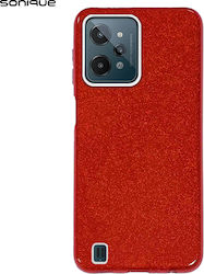 Sonique Shiny Back Cover Σιλικόνης Κόκκινο (Rea...