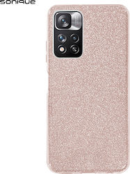 Sonique Shiny Silicone Back Cover Pink (Redmi Note 11 Pro+ 5G)