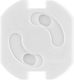 Reer Socket Protective Cover Simple Placement made of Plastic in White Color 3.2x3.2cm 20pcs