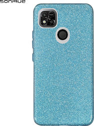 Sonique Shiny Umschlag Rückseite Silikon Hellblau (Redmi 10A)