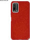 Sonique Shiny Silicone Back Cover Red (Redmi 9T)