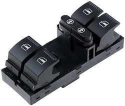 NTY Comutator Geamuri Auto pentru Volkswagen Touareg 2003+ 4pin Negru