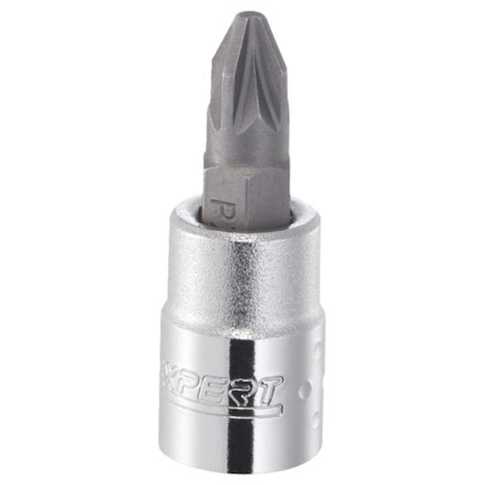 Expert Tools Cheie tubulară cu Vârf Cruciform și Patrat de Prindere 1/4'' Dimensiune Pz1 1buc