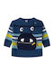 Kinderpullover Langarm Blau Galaxy Friends