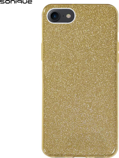 Sonique Shiny Back Cover Σιλικόνης Χρυσό (iPhone 7 / 8 / SE 2020 / SE 2022)