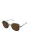 Polaroid Feminini Ochelari de soare cu Gri Cadru și Maro Polarized Lentilă PLD4136/S KB7/SP