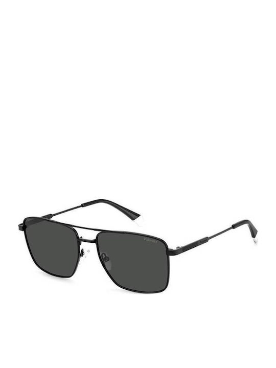 Polaroid Unisex Sonnenbrille mit Schwarz Metall...