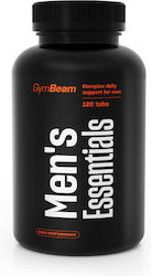 GymBeam Men's Essentials Multivitamină 120 file