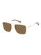 Polaroid Sunglasses with Gold Metal Frame and Brown Polarized Lens PLD4134/S/X AOZ/SP