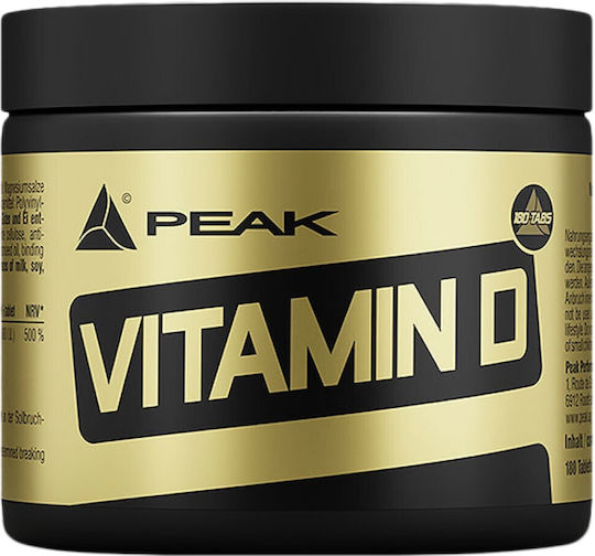 Peak Nutrition Vitamin D Витамин за Здравето на костите 180 Таблетки