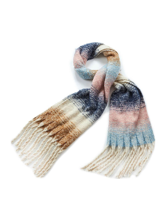 Verde Women's Wool Scarf Blue