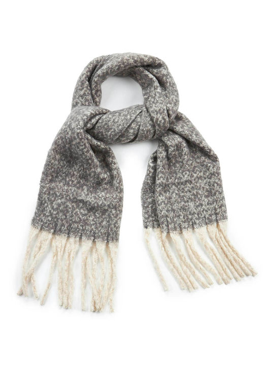 Verde 06-0999 Women's Wool Scarf Gray