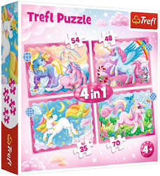 Kinderpuzzle Unicorns für 4++ Jahre 207pcs Trefl