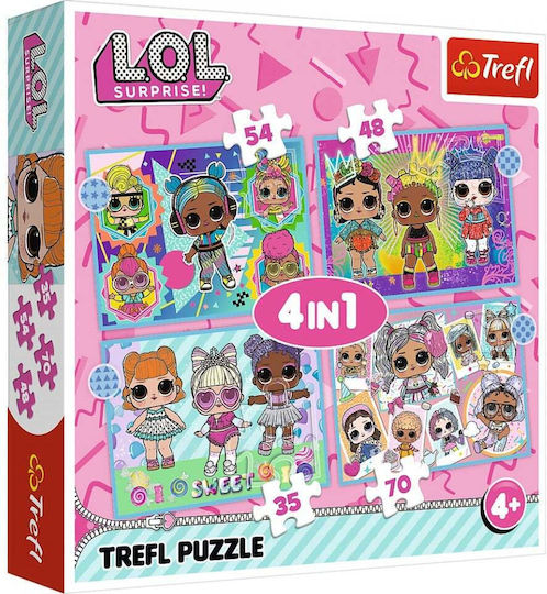 Puzzle pentru Copii LOL Surprise pentru 4+ Ani 207buc Trefl
